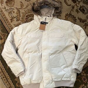 The North Face Men's Gotham Jacket III in Gardenia White size 2XL